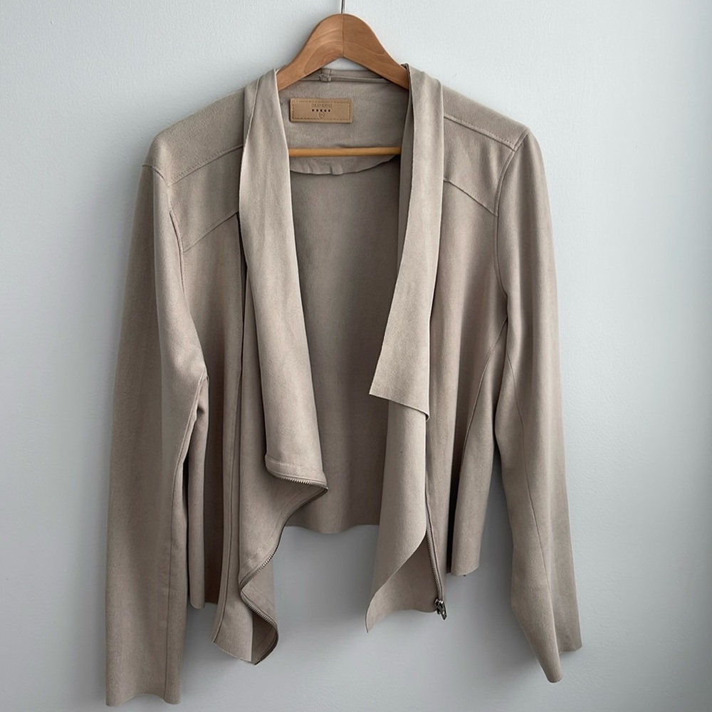 Blanc NYC faux suede jacket